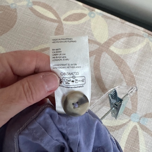 Maeve Lavender Buttoned Ankle Pants - Picture 4 of 4